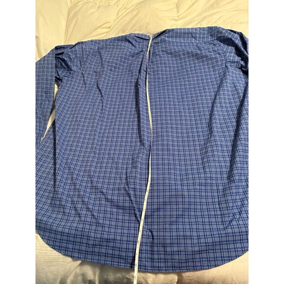 Ralph Lauren Performance Button Down Shirt 2XLT Blue Plaid Lightweight - Picture 6 of 9